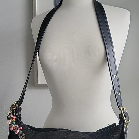 Vintage COACH Black Berkeley XL Duffle Feed Sac #9010 - Picture 6 of 16